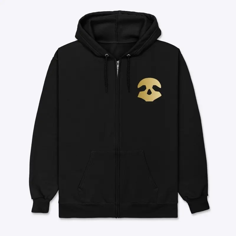 zip-up pirate chain hoodie